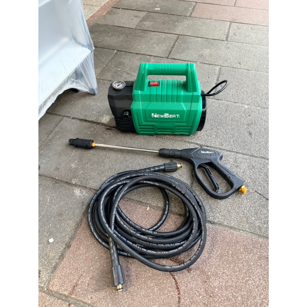 NEWBEAT高壓清洗機 110V 1800W 150Bar高壓洗車機 高壓水槍 清洗機HPW1200 商品圖片 2
