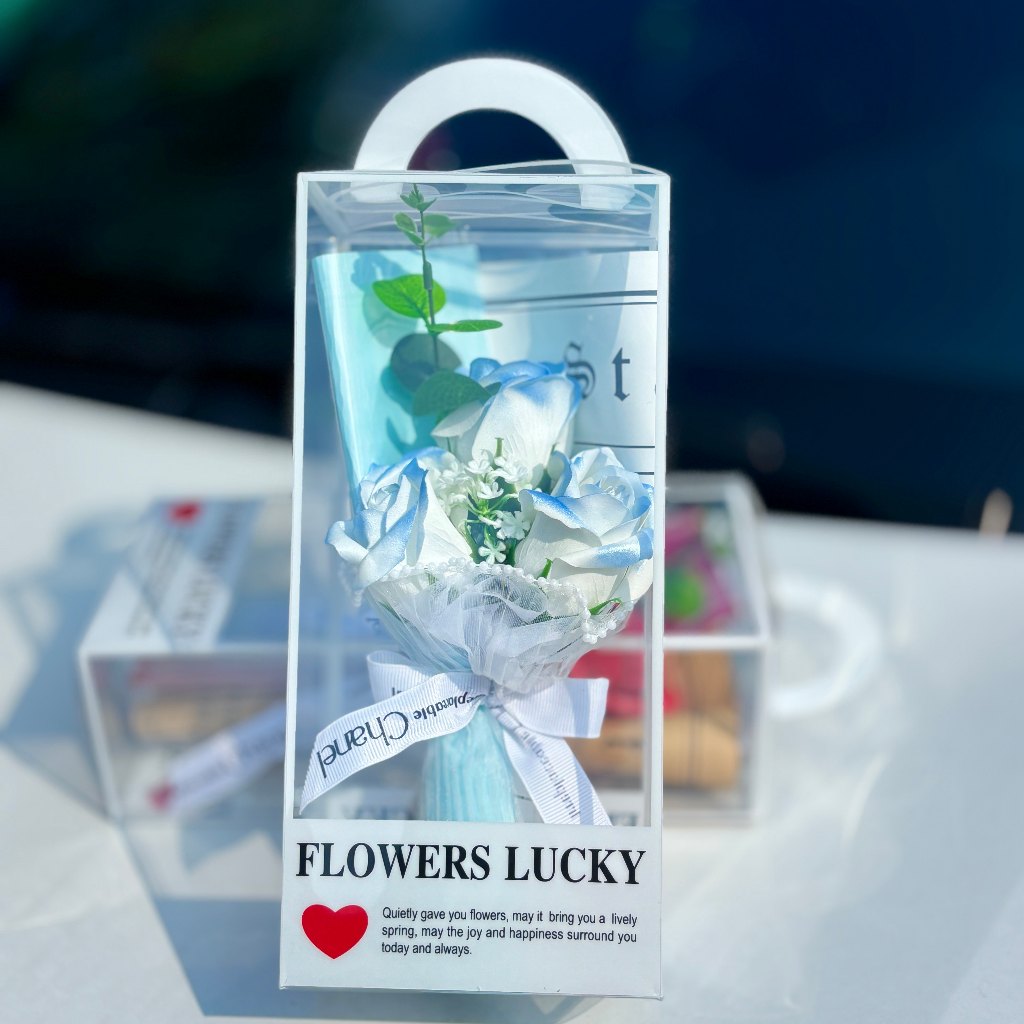 台灣現貨【珍珠香皂花束禮盒】玫瑰康乃馨香皂花附禮盒 典雅送禮免包裝 教師節母親節生日 母親節花束 送媽媽 生日禮物
