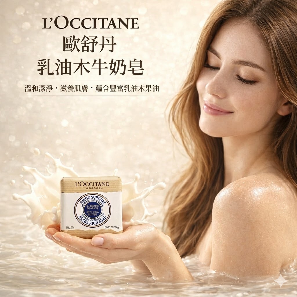 L'OCCITANE 歐舒丹 乳油木牛奶皂-國際航空版 100g