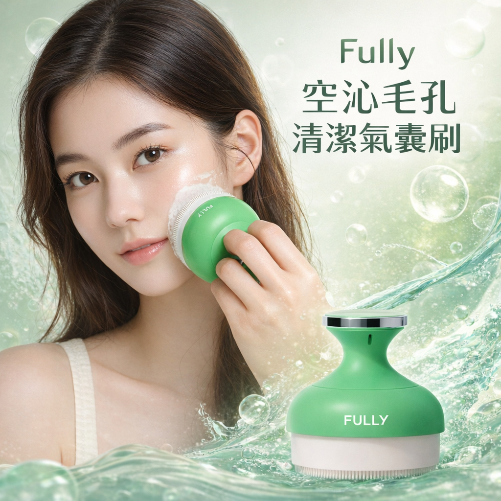 Fully 綠番茄 毛孔清潔刷