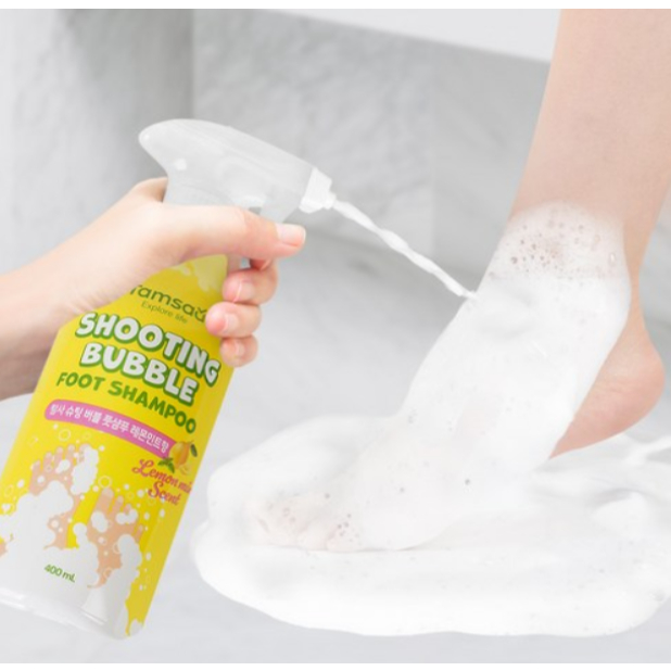 Tamsaa 發泡足部清潔露 檸檬水香 400ml