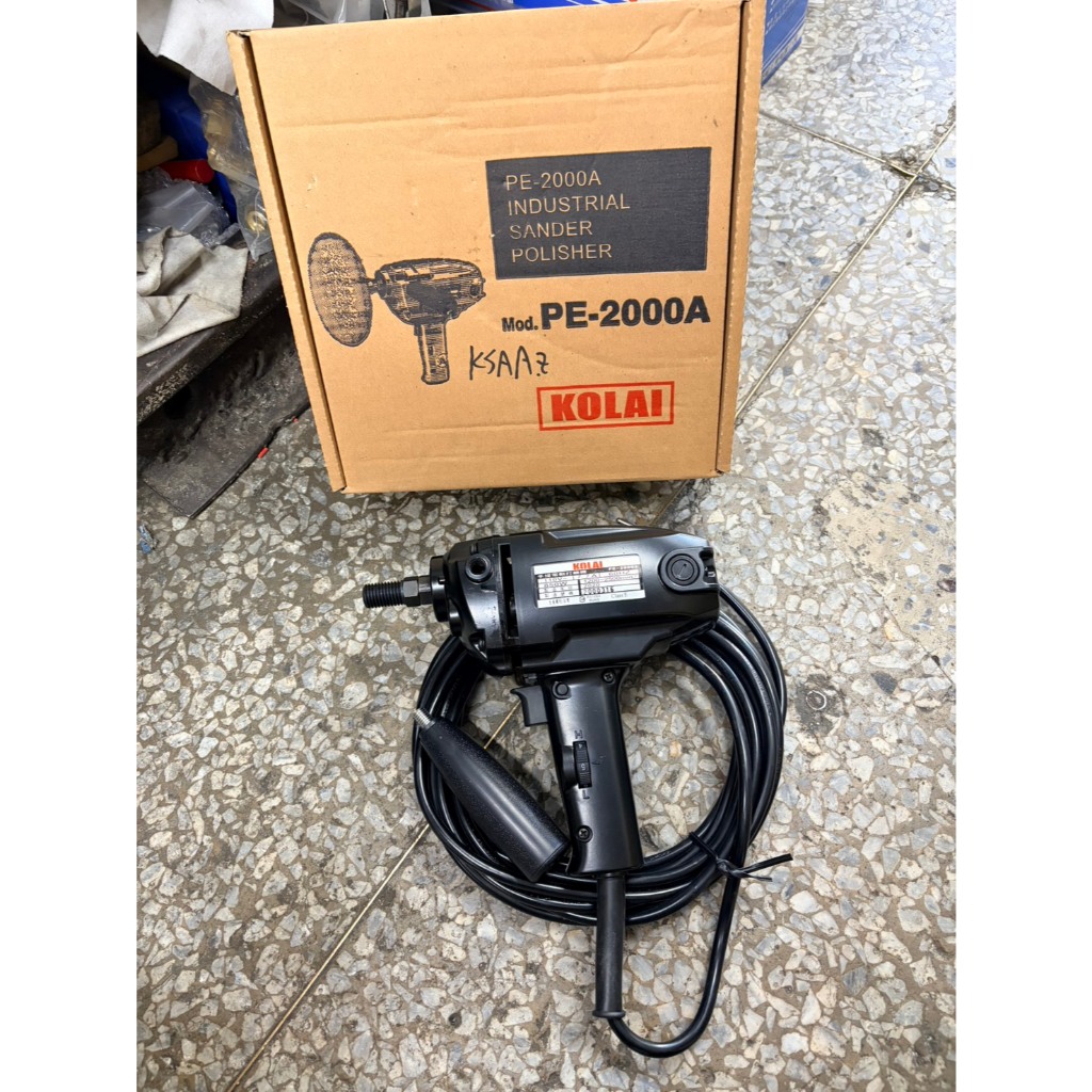KOLAI格萊PE-2000A 無段變速電動打蠟機 拋光機 砂磨機 台灣製 大扭力 商品圖片 2