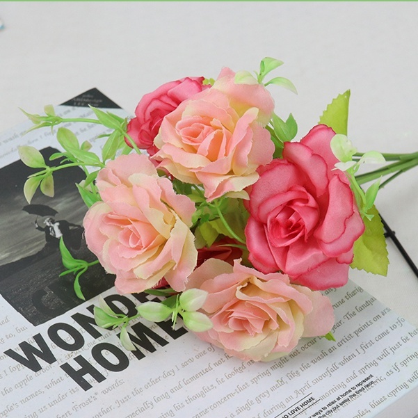 6頭芙蓉玫瑰(粉紅),純玫瑰