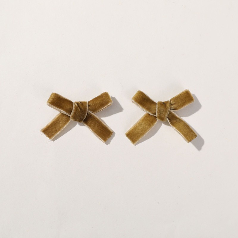 絲絨緞帶橄欖綠(1組2入)