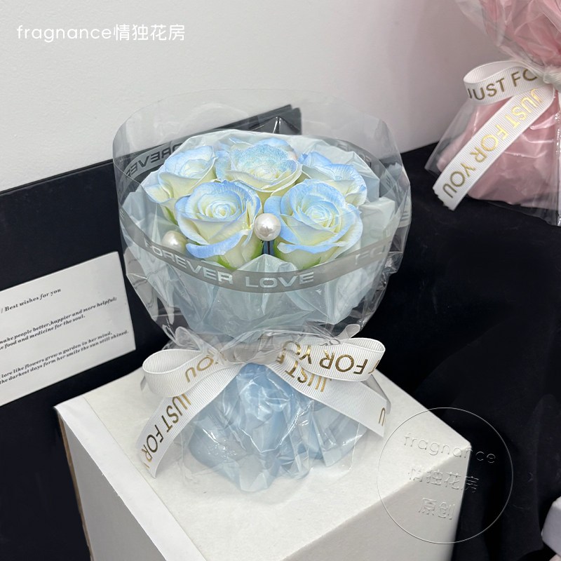 【霧凇淚】,純花束（無提袋／無燈串）