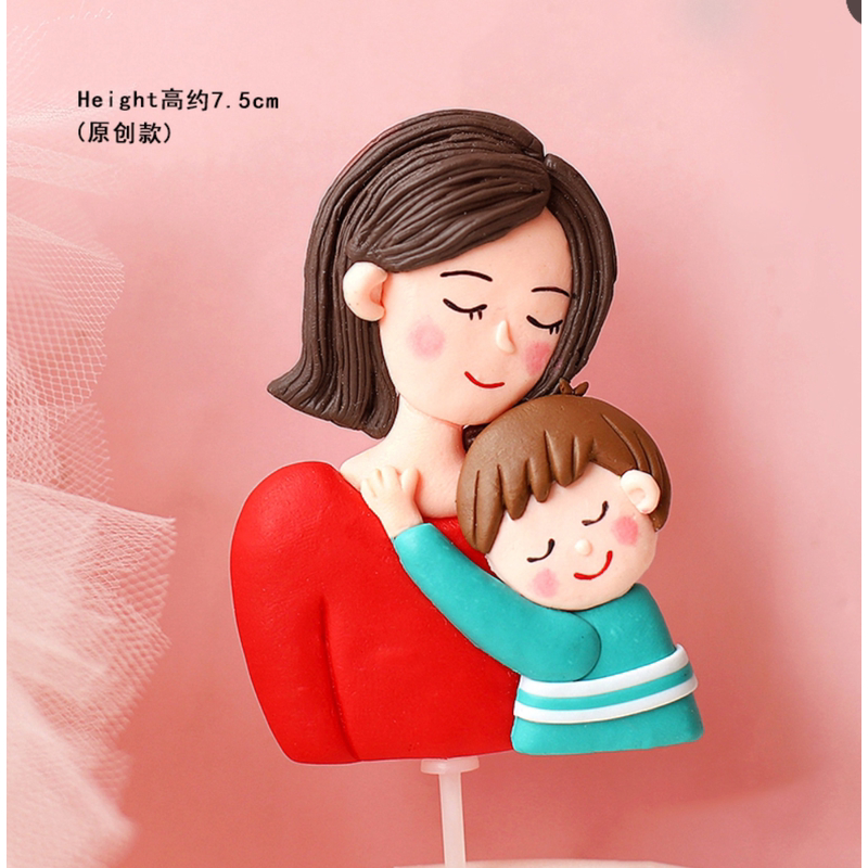 母親節軟陶款#2母子（1入）
