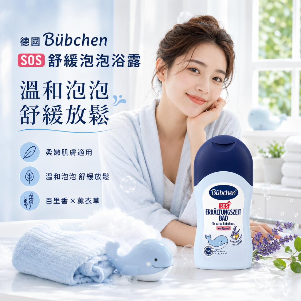 Bübchen SOS舒緩泡泡浴露