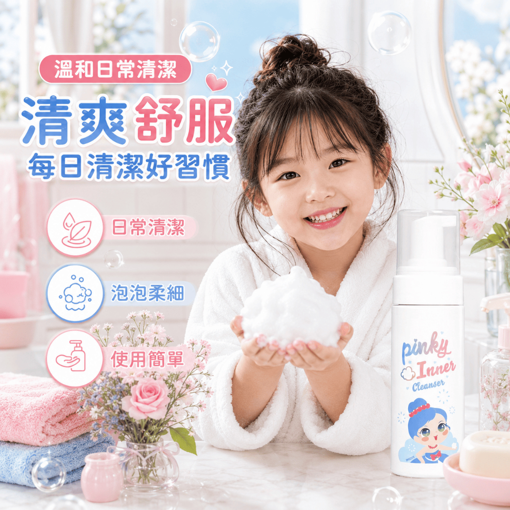 韓國 PINKY 兒童專用清潔慕斯