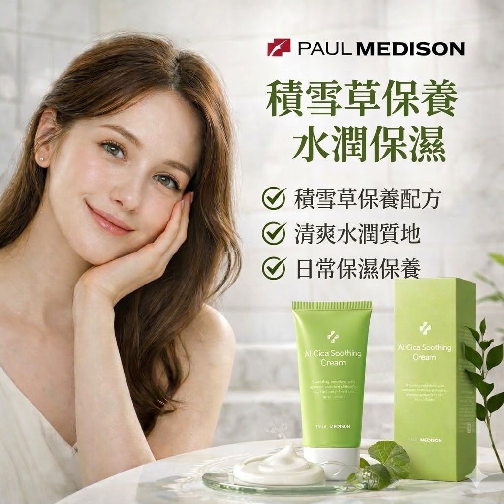 韓國 PAUL MEDISON AI 積雪草舒緩保濕乳霜 100ml