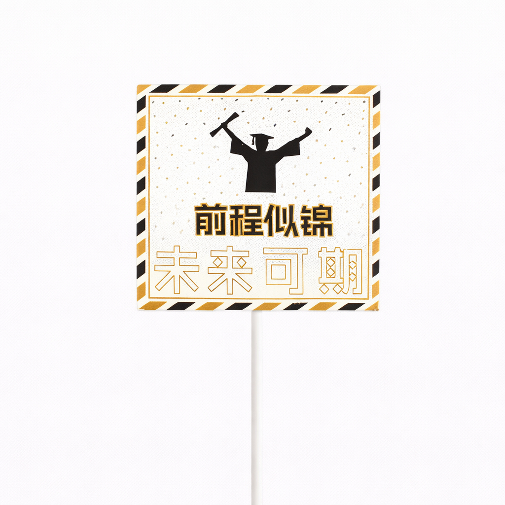 7cm前程似錦未來可期插牌（１０入）