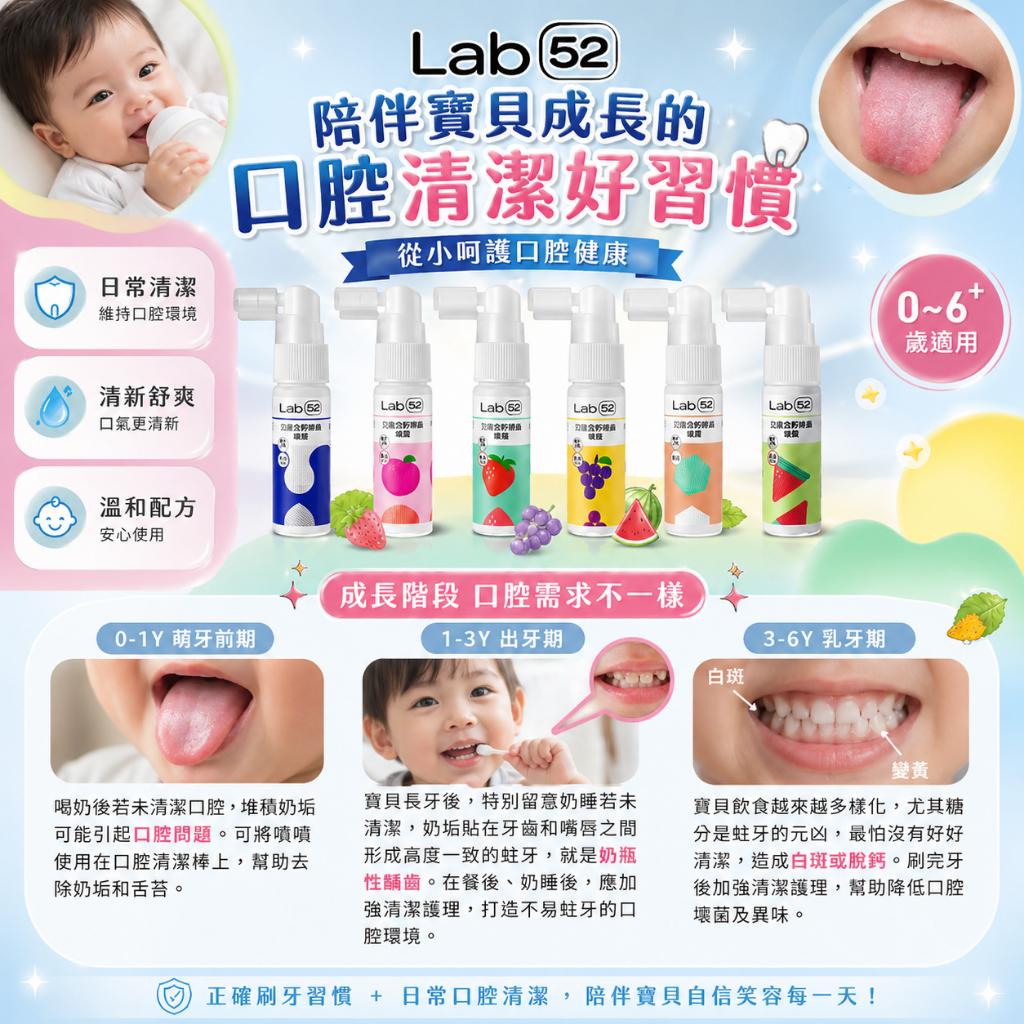 Lab52齒妍堂 兒童含鈣健齒噴霧 20ml