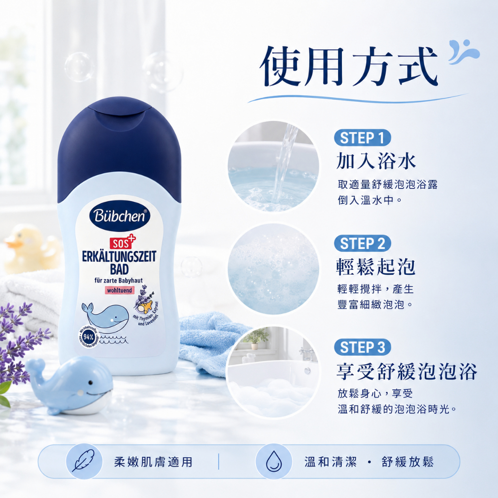 Bübchen SOS舒緩泡泡浴露