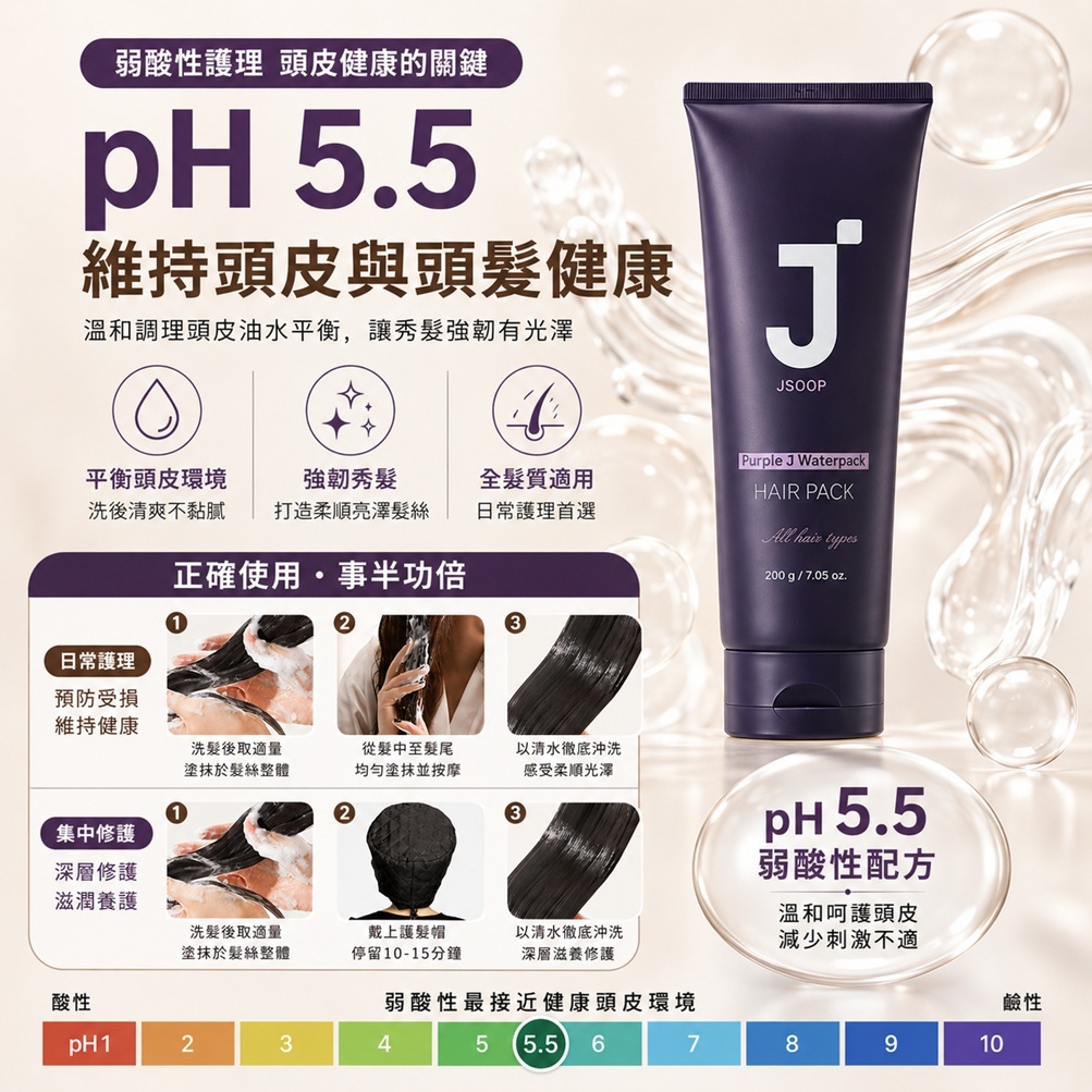 韓國 J'SOOP 蛋白質髮膜護髮素 200g
