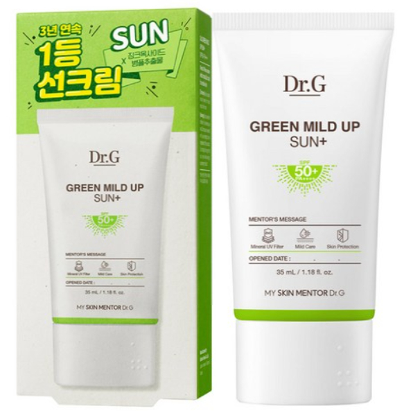 Dr.G Green Mild Up Plus溫和物理防曬乳SPF50+PA++++ 35ml