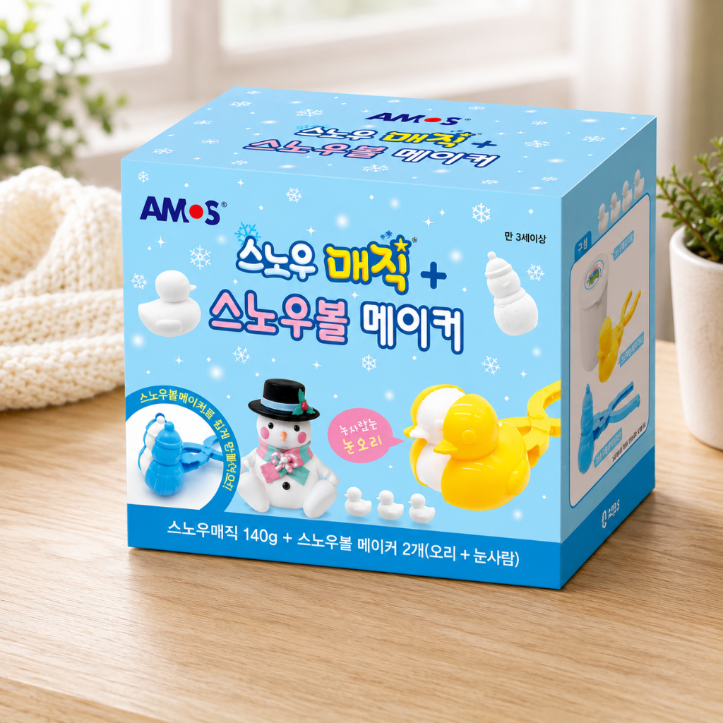 AMOS 雪花魔法球 雪球製作器套組