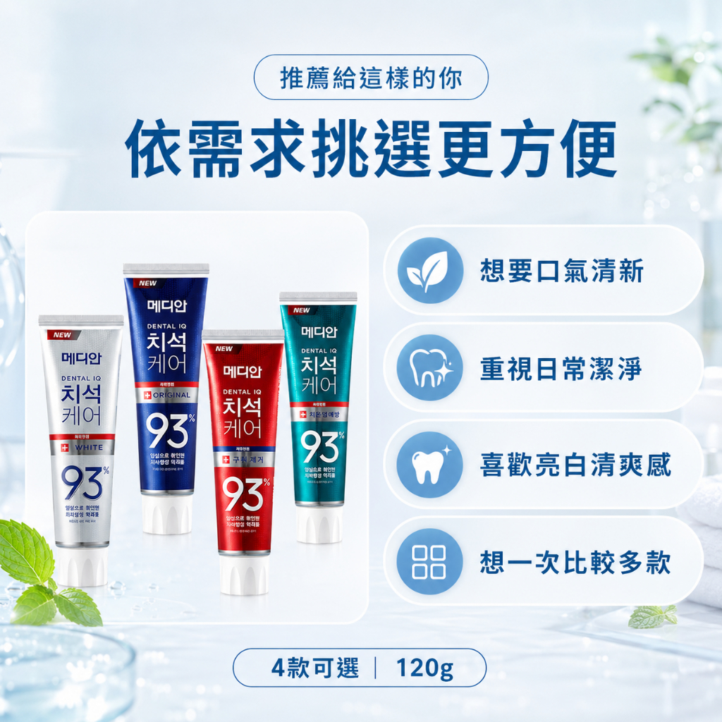 MEDIAN麥迪安93%強效護理牙膏120g