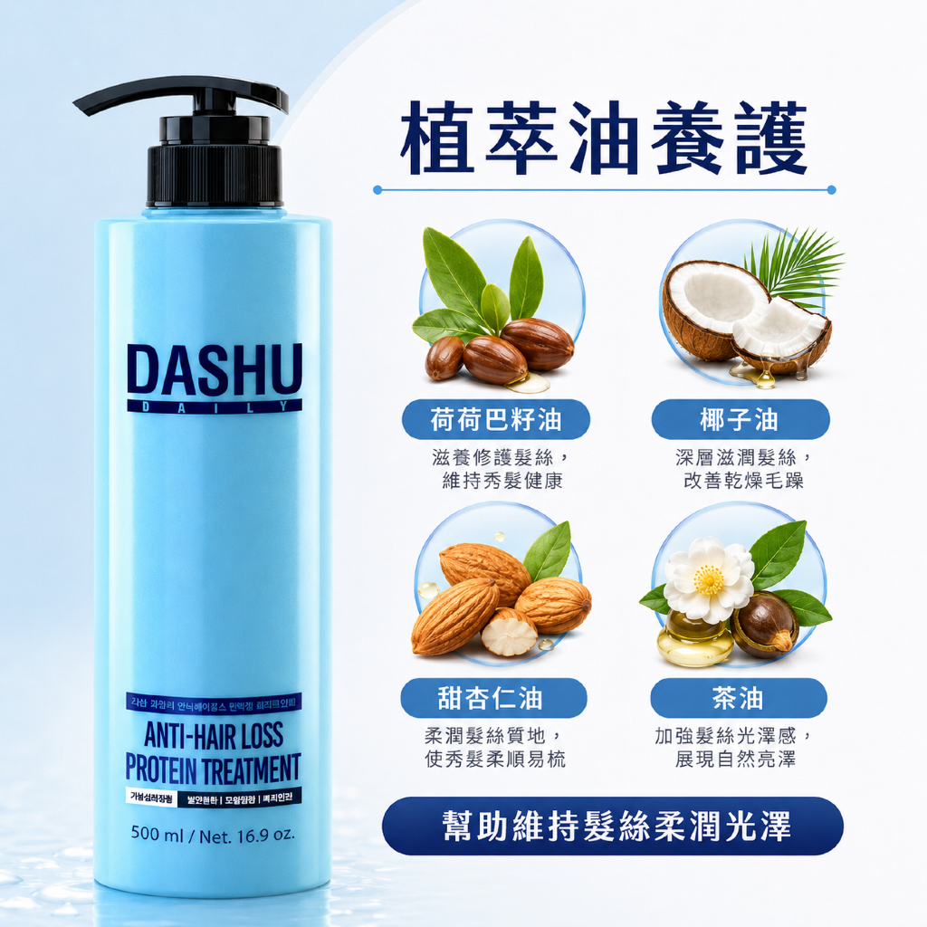 DASHU 每日防落髮蛋白護髮素 500ml