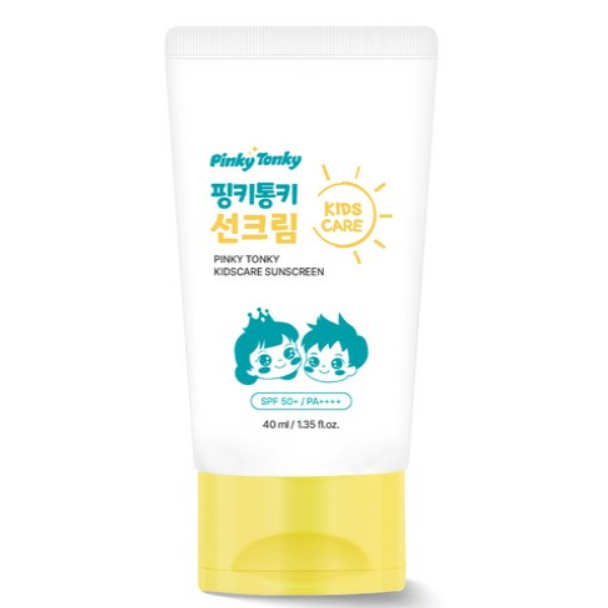 Pinky Tonky 兒童護理 物理性防曬霜 SPF50+ PA++++(40ml/(40mlx2盒) 兒童 防曬
