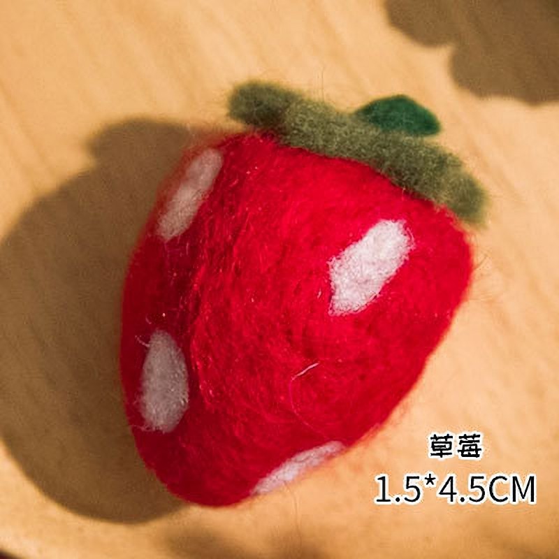 羊毛氈❰草莓❱(1個)
