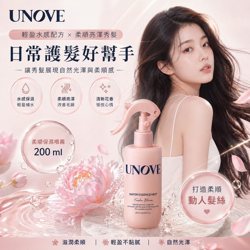 UNOVE 水感蛋白香氛護髮噴霧 200ml