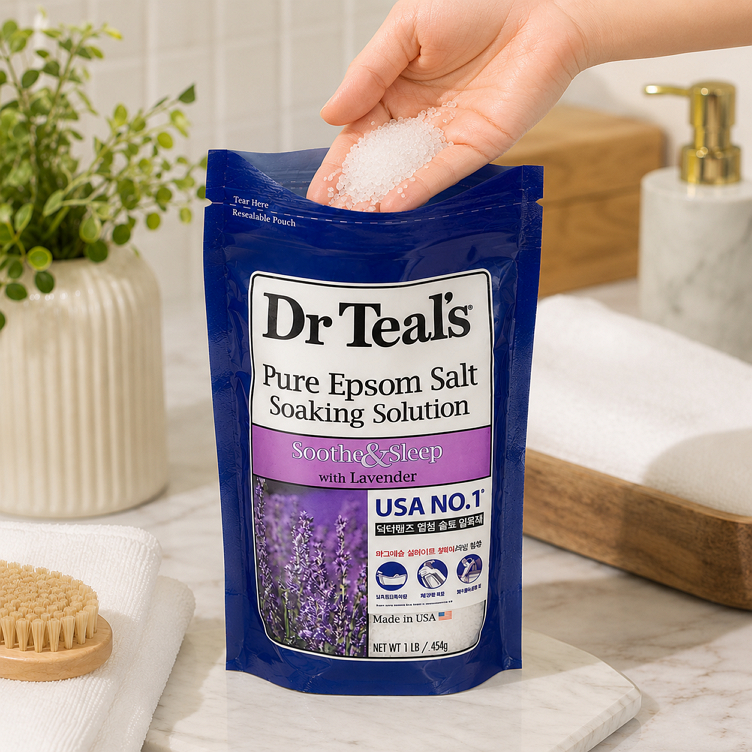 Dr. Teal's 瀉鹽薰衣草泡澡沐浴鹽 450g
