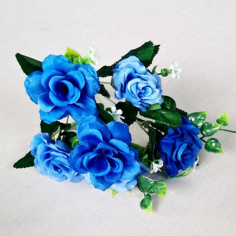 6頭芙蓉玫瑰(藍色),純玫瑰