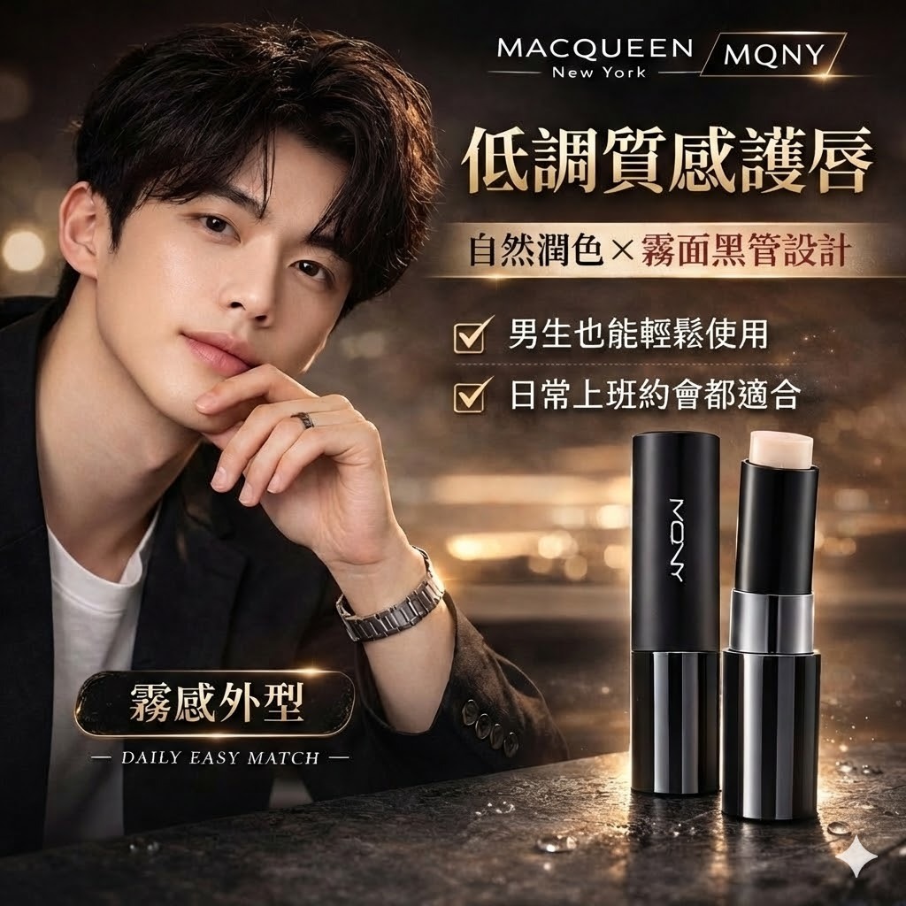 MACQUEEN Better Than 男士自然潤色唇膏