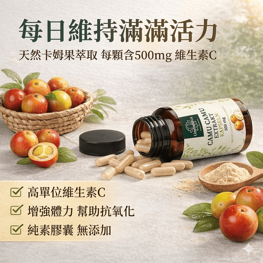 Unimedica 卡姆果維他命C 500mg 膠囊 120入