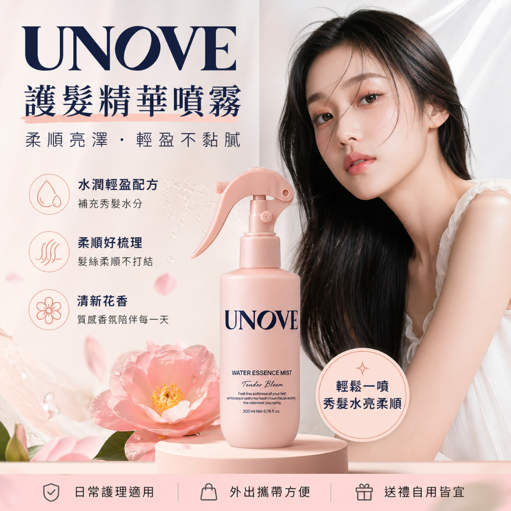 UNOVE 水感蛋白香氛護髮噴霧 200ml