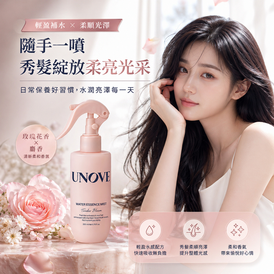 UNOVE 水感蛋白香氛護髮噴霧 200ml