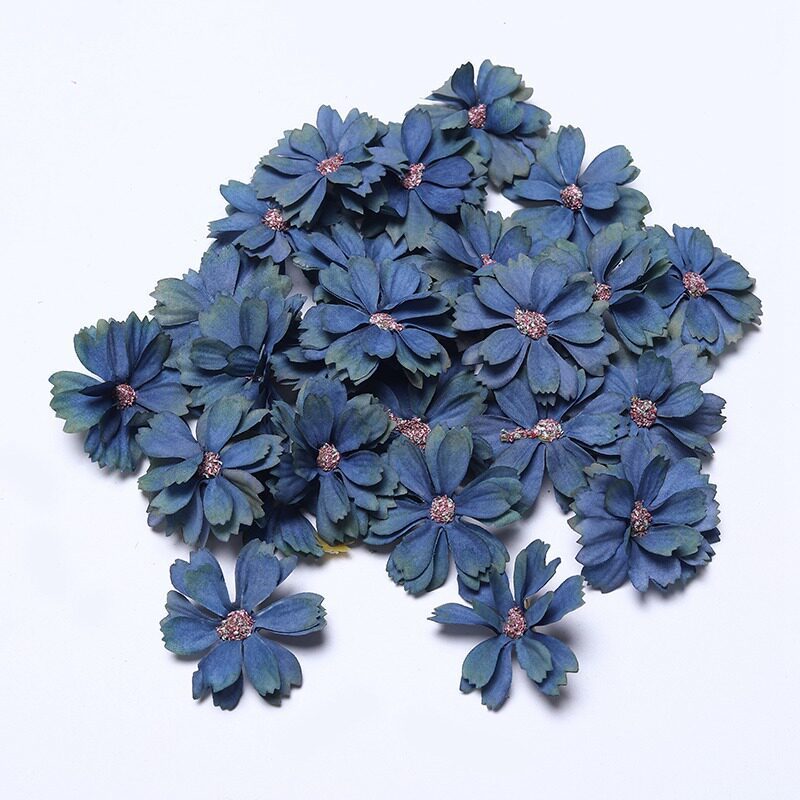 台灣現貨【六瓣花花材】4.5cm多色混色仿真六瓣花頭 手作花束配件 花盒花圈佈置 DIY花藝材料 桌面裝飾拍攝道具