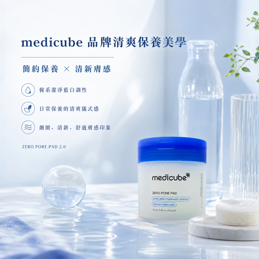 Medicube ZERO 毛孔爽膚棉2.0 70片/盒