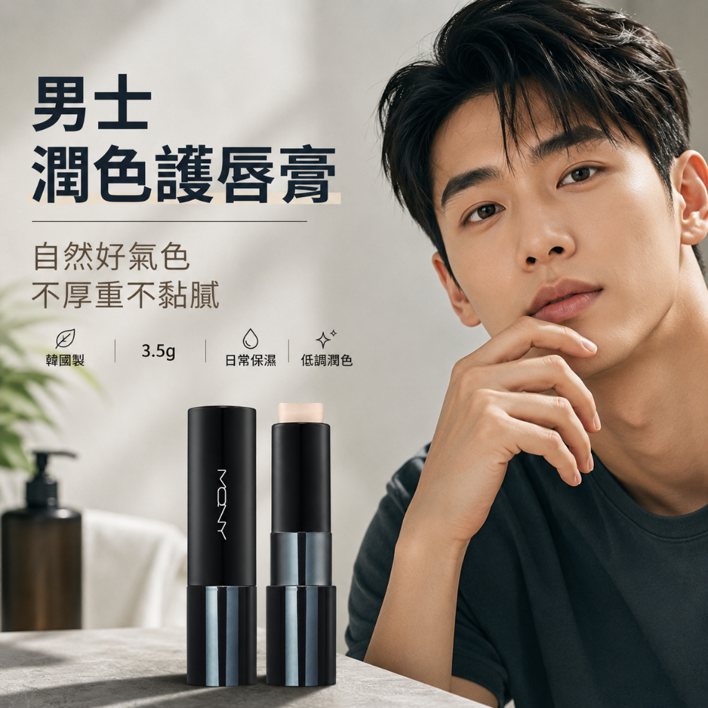 MACQUEEN Better Than 男士自然潤色唇膏