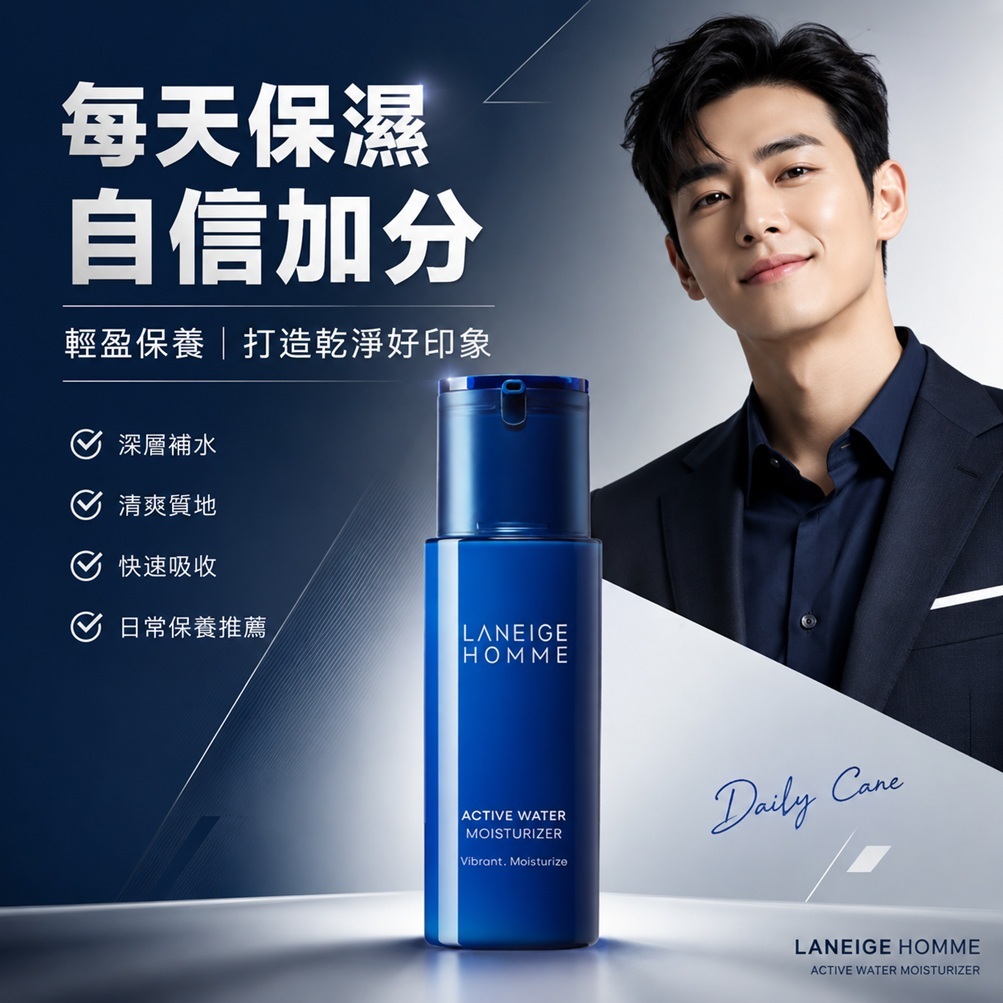 LANEIGE 蘭芝 男士活力水保濕乳(125ml)