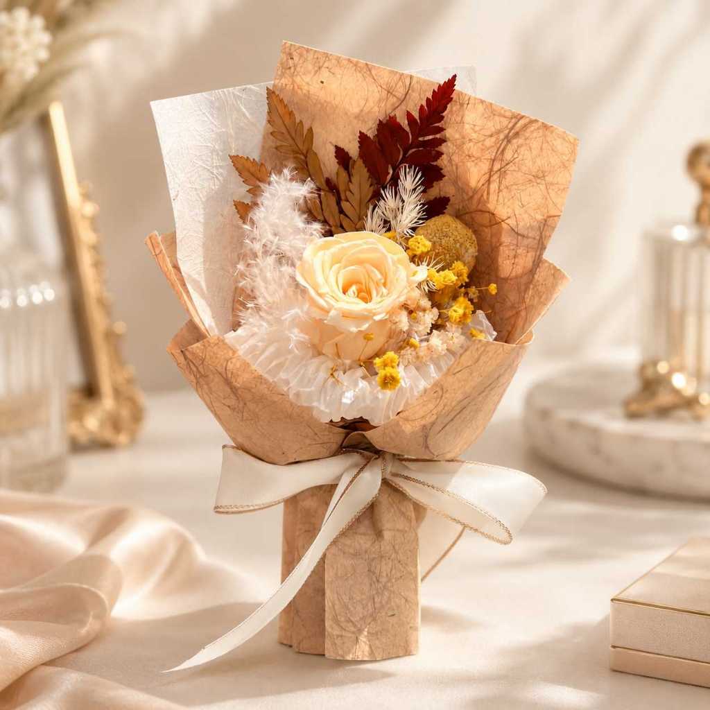 台灣現貨【25cm永生玫瑰花束】25cm永生玫瑰花束, 永生花束, 玫瑰花束, 復古紅玫瑰, 紫色玫瑰花束, 粉色玫瑰花