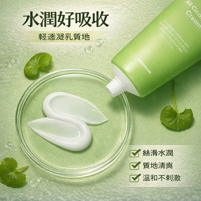韓國 PAUL MEDISON AI 積雪草舒緩保濕乳霜 100ml