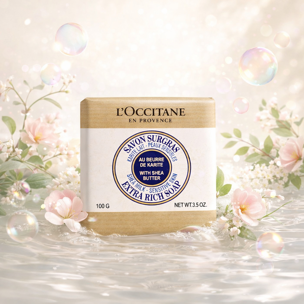 L'OCCITANE 歐舒丹 乳油木牛奶皂-國際航空版 100g