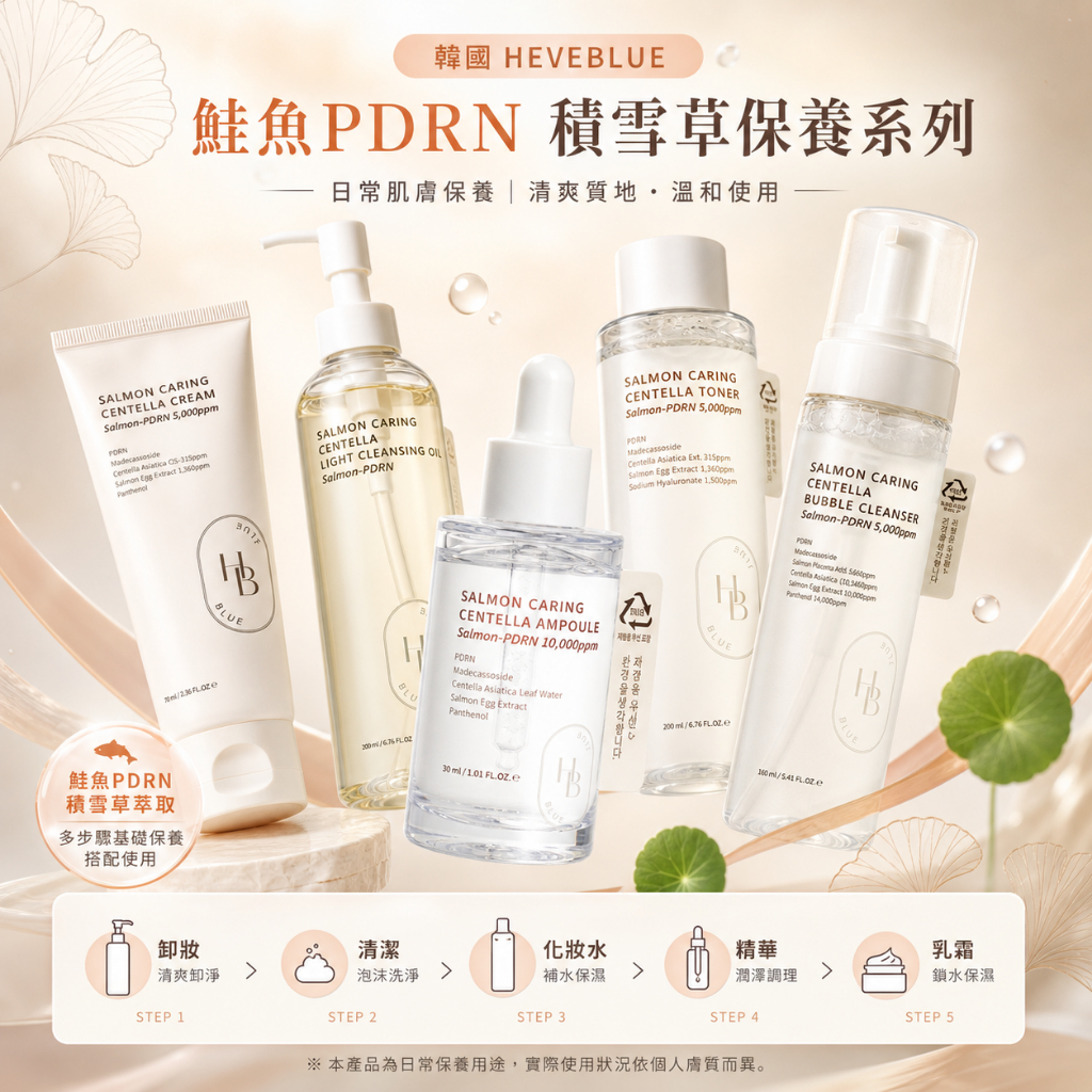 HEVEBLUE 鮭魚PDRN積雪草全能修護霜 100ml