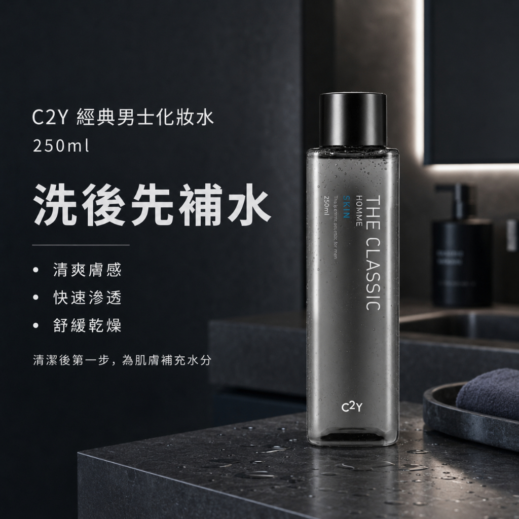 C2Y THE CLASSIC 經典男士保養化妝水/乳液250ml