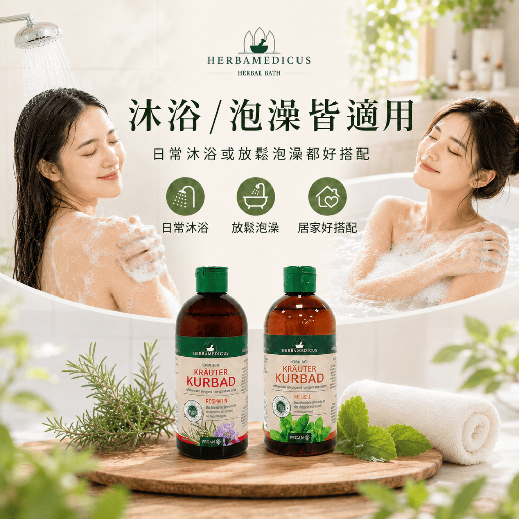 德國HERBAMEDICUS草本泡澡浴劑