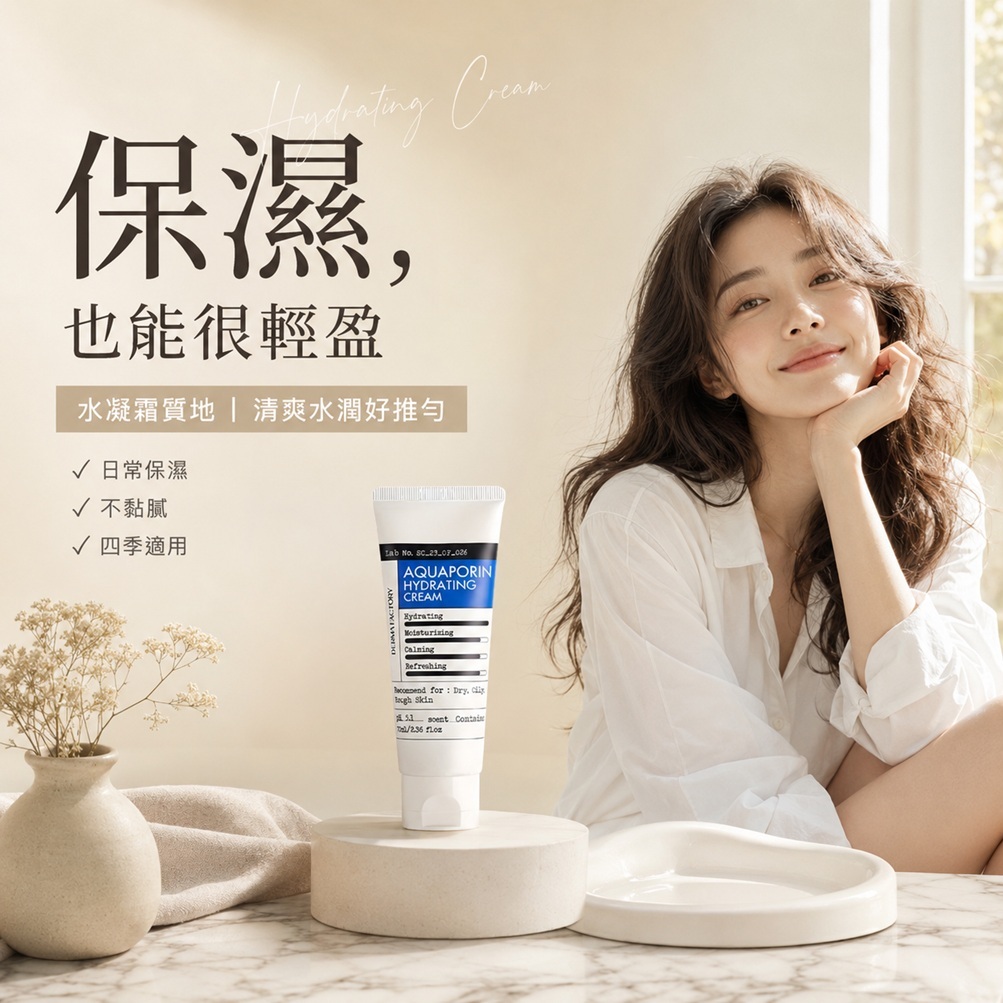 DermaFactory 水通道蛋白保濕霜 70ml