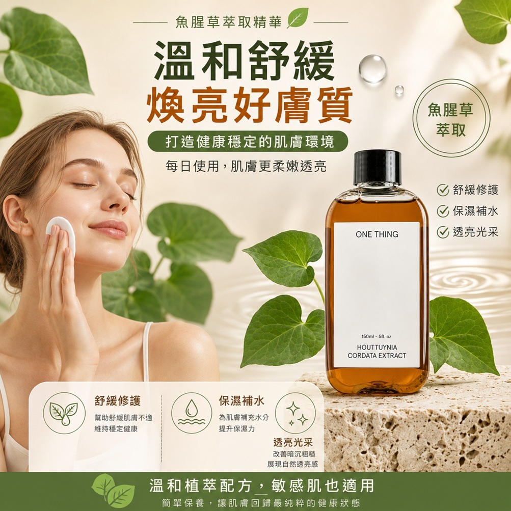 韓國 ONE THING 魚腥草萃取化妝水 (300ml)