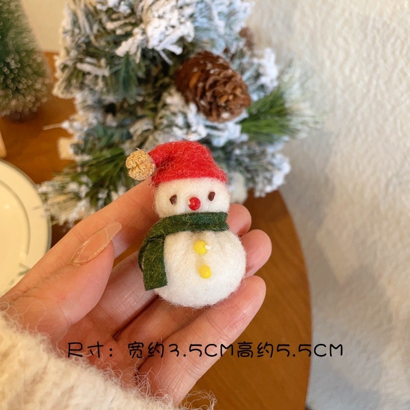 羊毛氈❰聖誕雪人❱(1個)