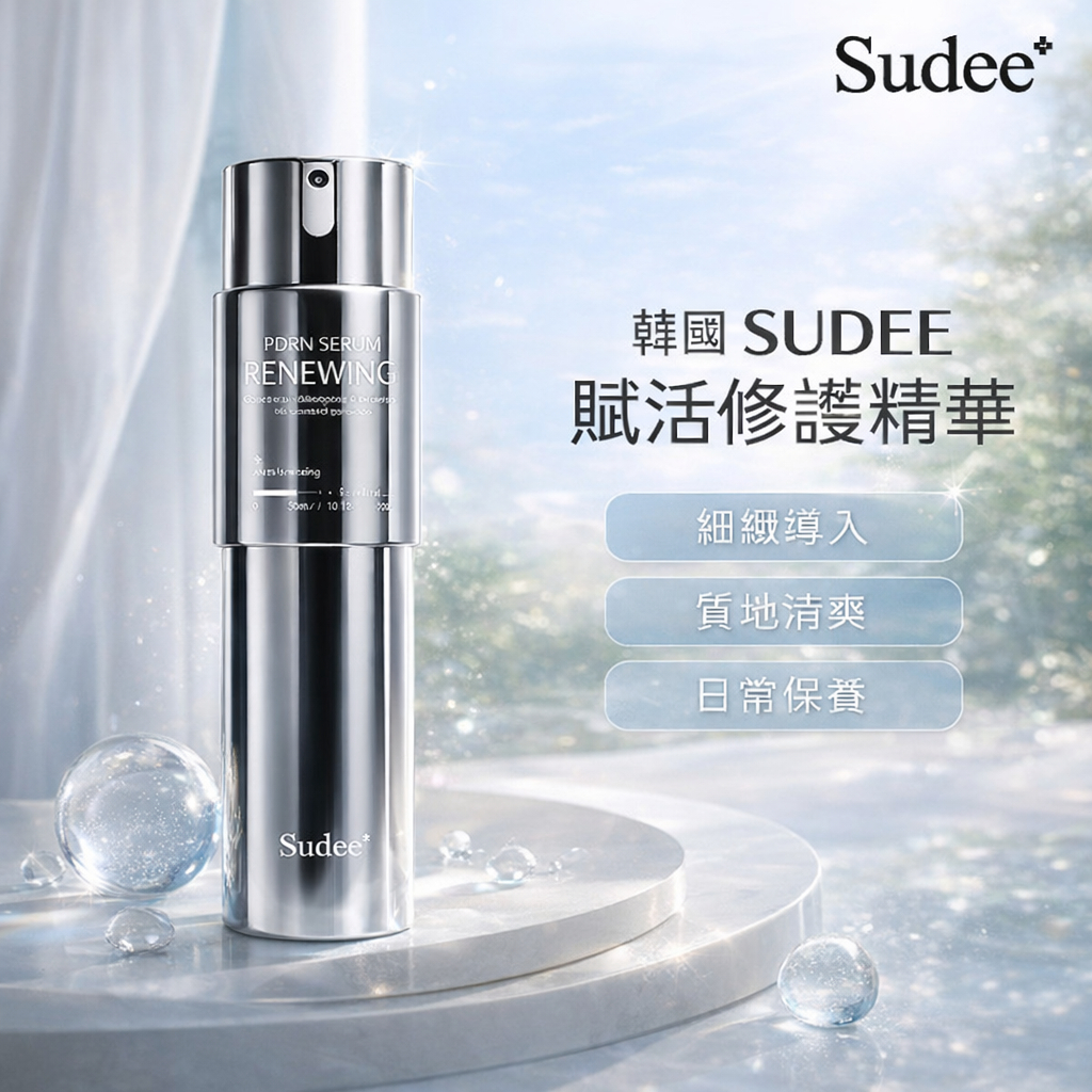 Sudee PDRN 舒潤型 微細海綿晶體精華 30ml