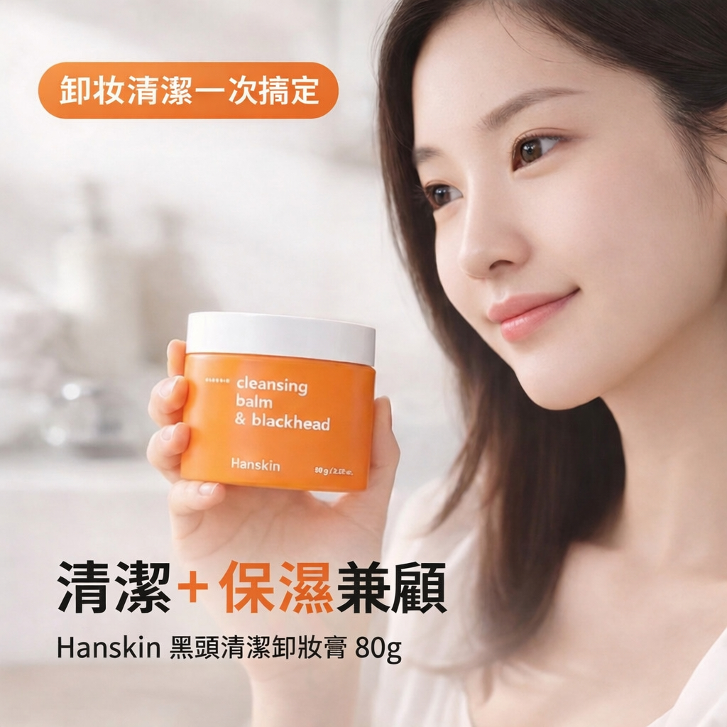 Hanskin AHA 黑頭清潔卸妝膏