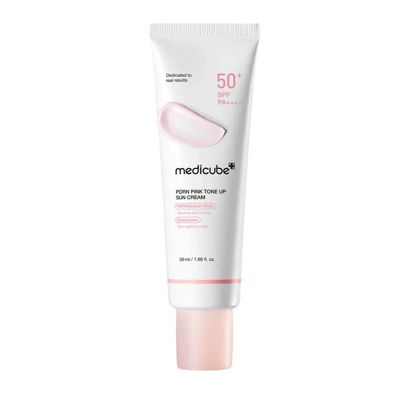 Medicube PDRN 粉紅提亮 防曬素顏霜 SPF50+ 50ml