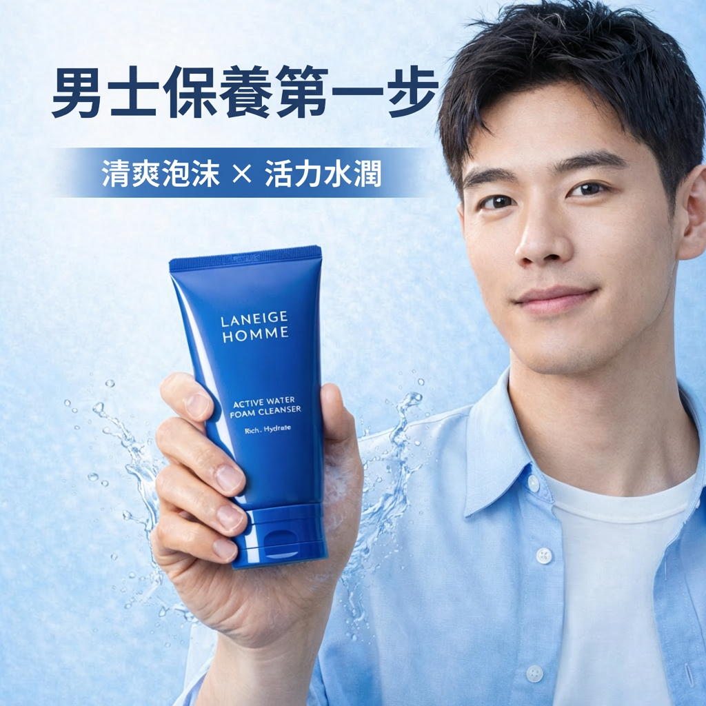 LANEIGE 蘭芝 男士活力保濕潔面乳