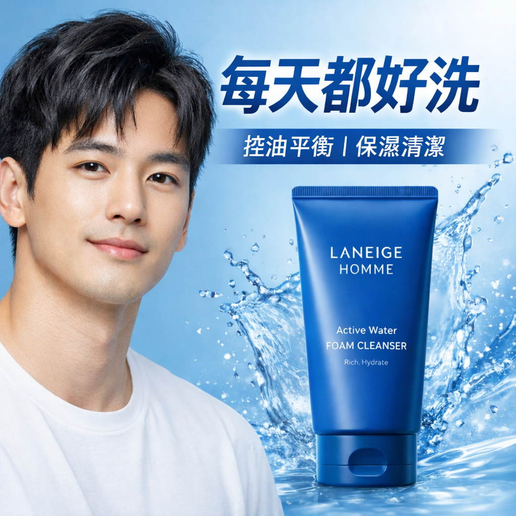 LANEIGE 蘭芝 男士活力保濕潔面乳