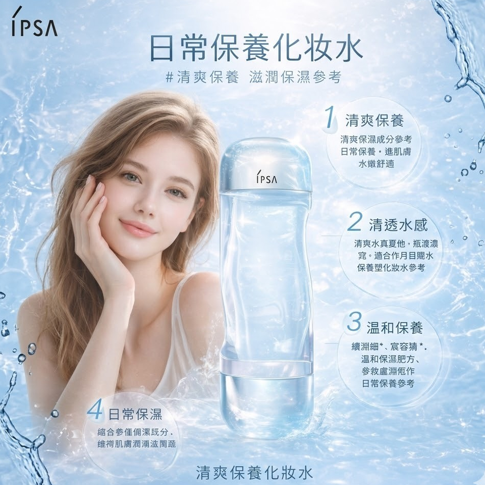 日本 IPSA 茵芙莎 流金水 美膚機能液 200ml 國際航空版 化妝水 無酒精配方 清爽保濕 敏感肌適用 日常保養