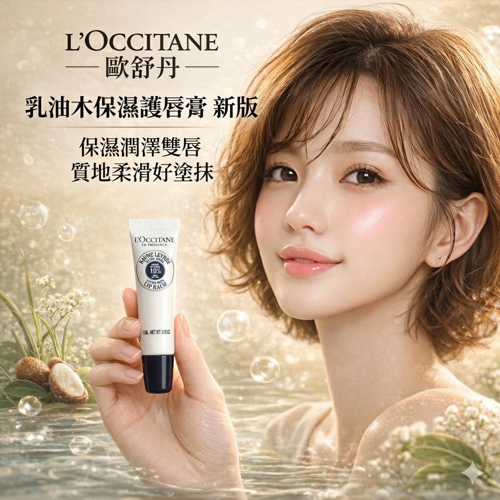 L'OCCITANE 歐舒丹 乳油木保濕護唇膏 新版 12ML